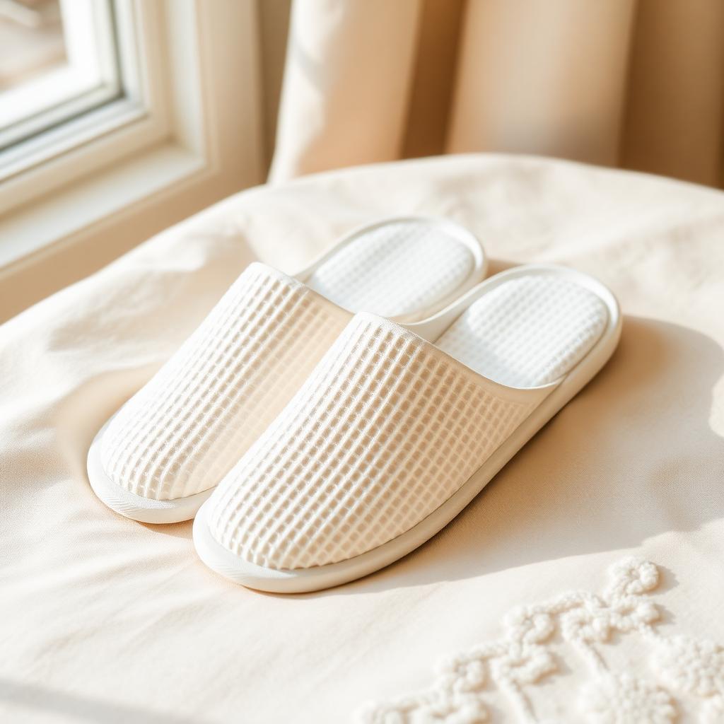 Waffle Weave Slippers